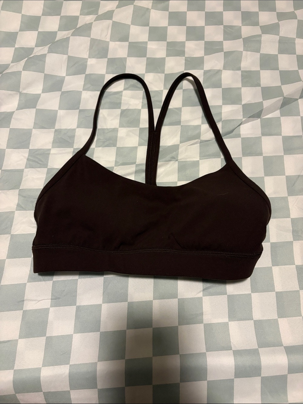 lululemon athletica Brown  Minimalist Strappy Sports Bralette